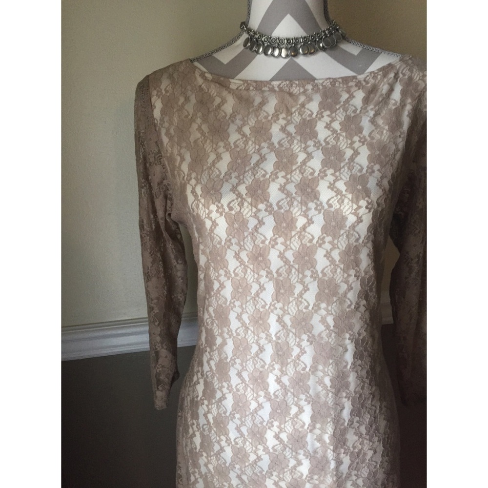 Boutique lace midi dress